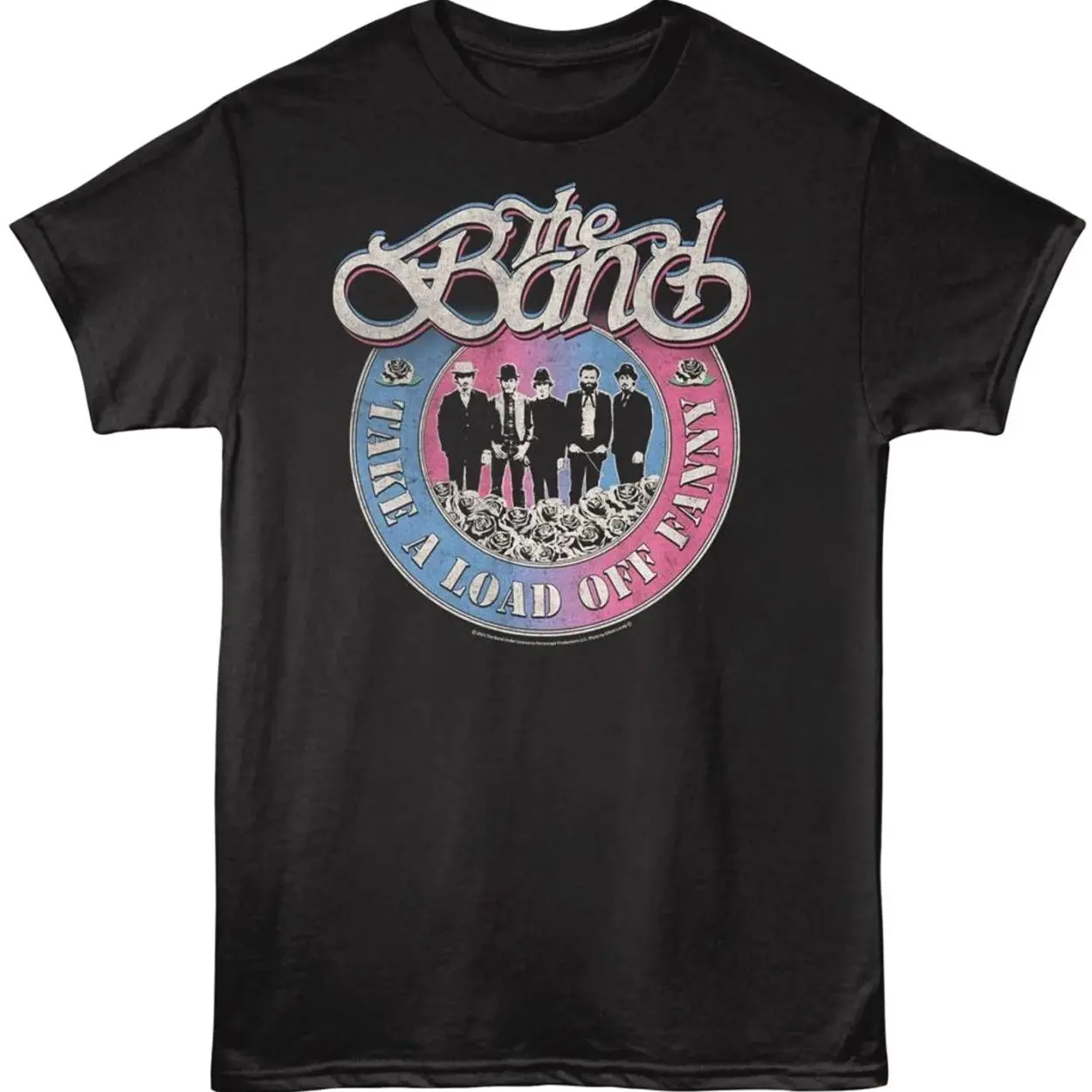 Officially Licensed The Band T-Shirt – Black “Take a Load Off Fanny” Music Tee – Classic Rock Shirt for Men & Women KT0