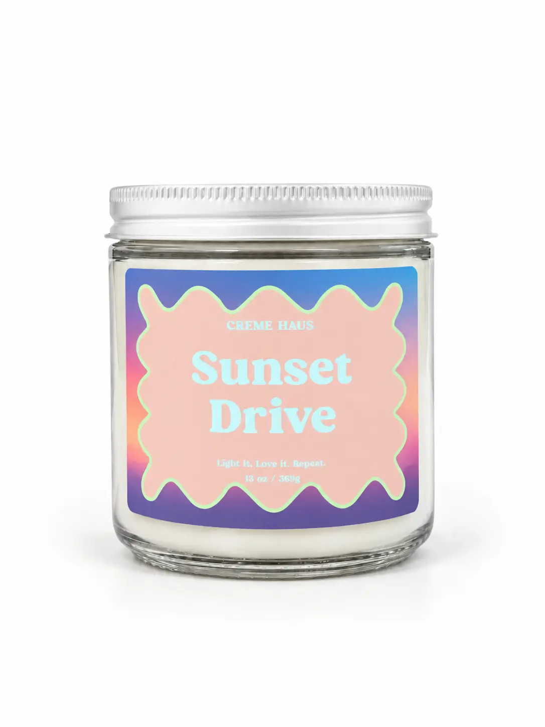 Sunset Drive Large Candle