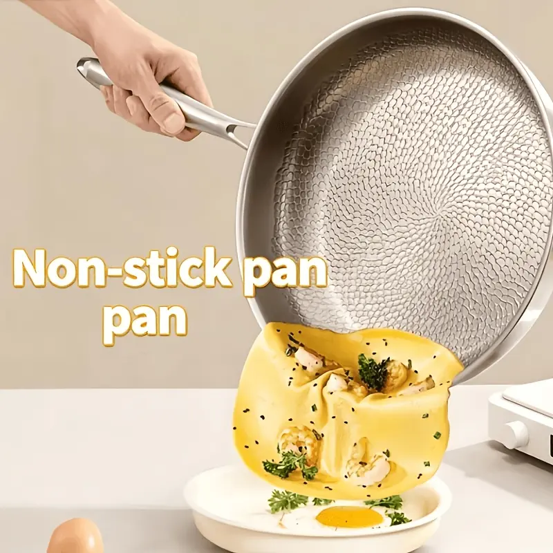 11.02-inch titanium frying pan with lid