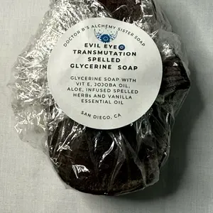 Evil Eye Transmutation Spelled Glycerine Soap