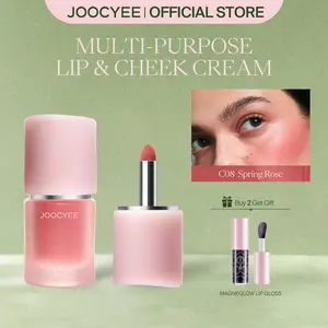 JOOCYEE Multi-Purpose Lip&Cheek Cream 2.0, Blur, New Upgrate, Matte Lipmud, Silky, Multi-Use, Mood Glow, Matte, Long-Wear, Beginner-Friendly, Multi Shades, Portable, Novel, For Holidays, Parties, Masquerades, Spring Gift, Refresh Look