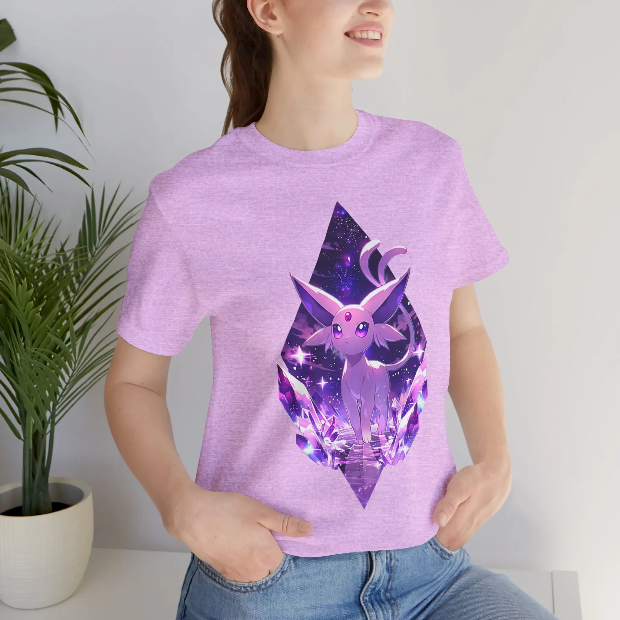 Espeon Shirt | Diamond Galaxy T-Shirt | Pokemon Tee | Bella+Canvas Adult