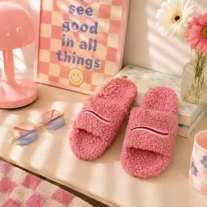 club soccer cleats Men Women Winter Faux Fur Slippers Warm Letters Fluffy Indoor Outdoor Slide Sandals Comfortable Fuzzy Flip Flop Slipper 2025 New
