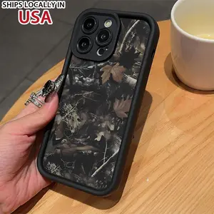 Camo Pattern Phone Case, Anti-drop Cellphone Protective Case, Total Protective Shockproof Mobile Phone Cover for iPhone
