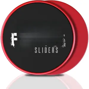 Sliders for Working Out, Dual Sided Exercise Gliding Discs for Use   Surfaces,   Trainer, Light and Portable, Gym &  Total  Workout Equipment