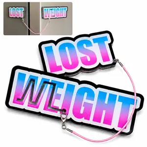 Fridge Magnet Puzzle Game, Mini Maze String Challenge with Strong Magnets, Interactive Brain Teaser, Funny Refrigerator Decoration & Novelty Gift