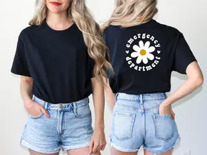 Emergency Department Daisy Flower Design, Emergency Nurse Emergency Medicine ER Nurse Shirt, ER Tech ED Nurse Nurse Preceptor Gift Trauma Nurse Stuff Nurse Tee