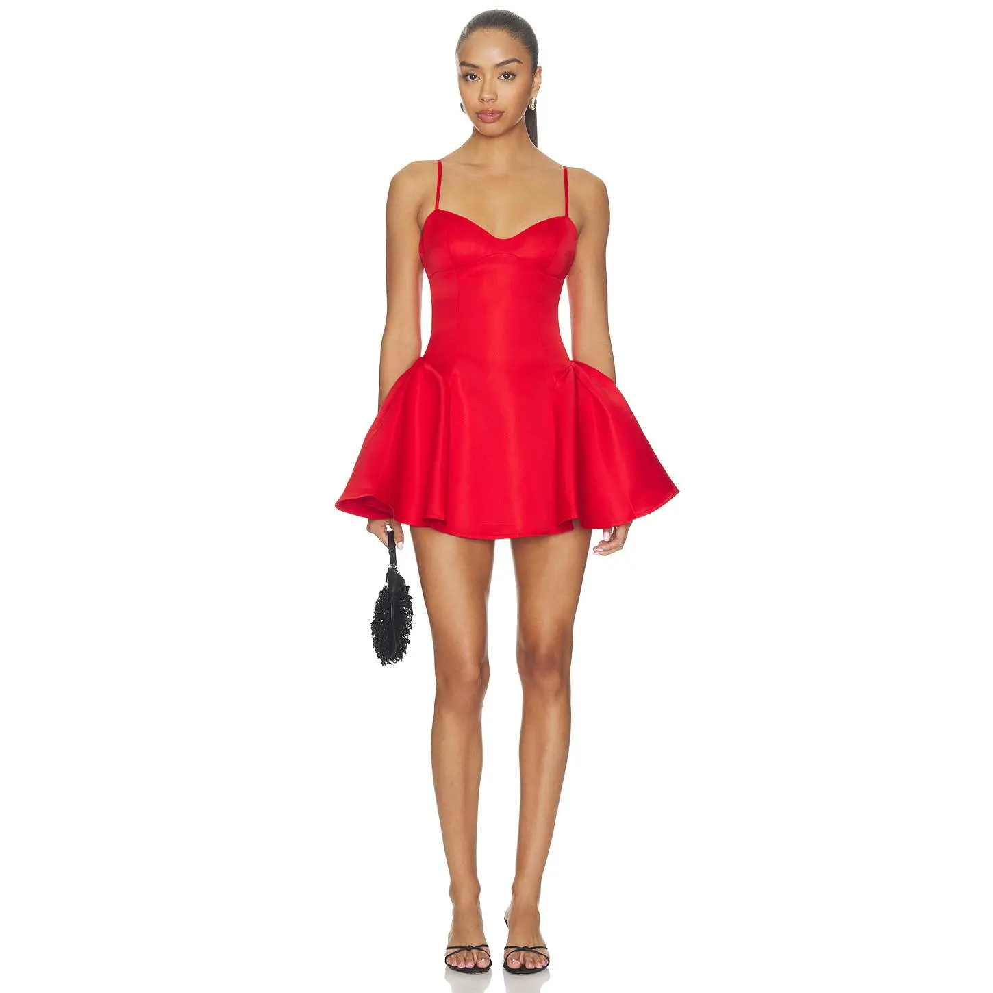 MORE TO COME x Blake Evin Honor Mini Dress in Red