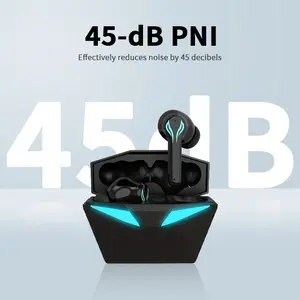 MOKATA Black Cool Blue LED Glow Bluetooth 5.4 Headphones - Electronic Audio Device, 50hr Playtime, Hi-Res Immersive Sound, IPX5 Waterproof, Adjustable Durable Gamer Design Wireless Headset, Gaming Accessories for Sports & Daily Use