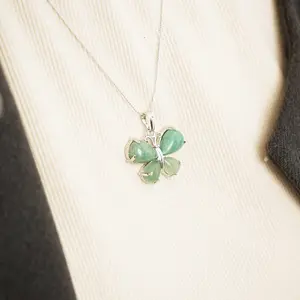 Retro butterfly natural crystal pendant, rebirth, confidence, girl, give mom a gift of love, Mother's Day shoux（present a necklace） Real Shiny Stone Amethyst