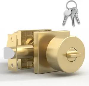 Mega Handles Suana Collection I Door Knob for Entrance, Bedroom and Bathroom I Reversible Heavy Duty Design