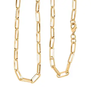 Necklace in 18K Yellow Gold Plated Bronze 20 Inches