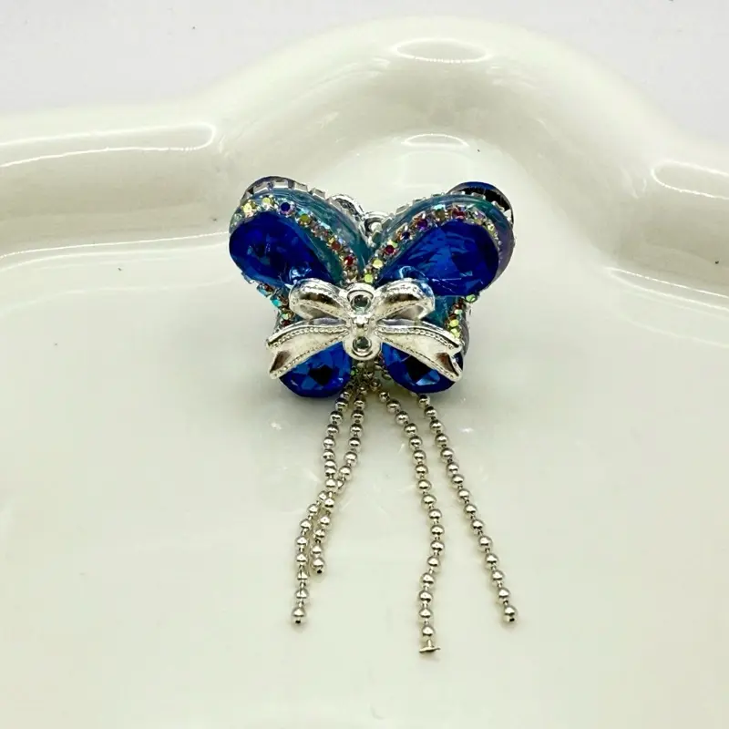 Fancy Butterfly Beads for Crafts DIY - Sparkling Crystal Accents & Dangling Beads for Creative Projects