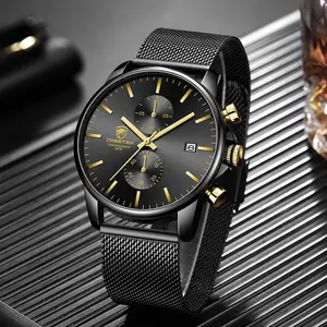 CHEETAH CH1604 ARISTO X5 - Men's Gold Hands Black Chronograph Watch