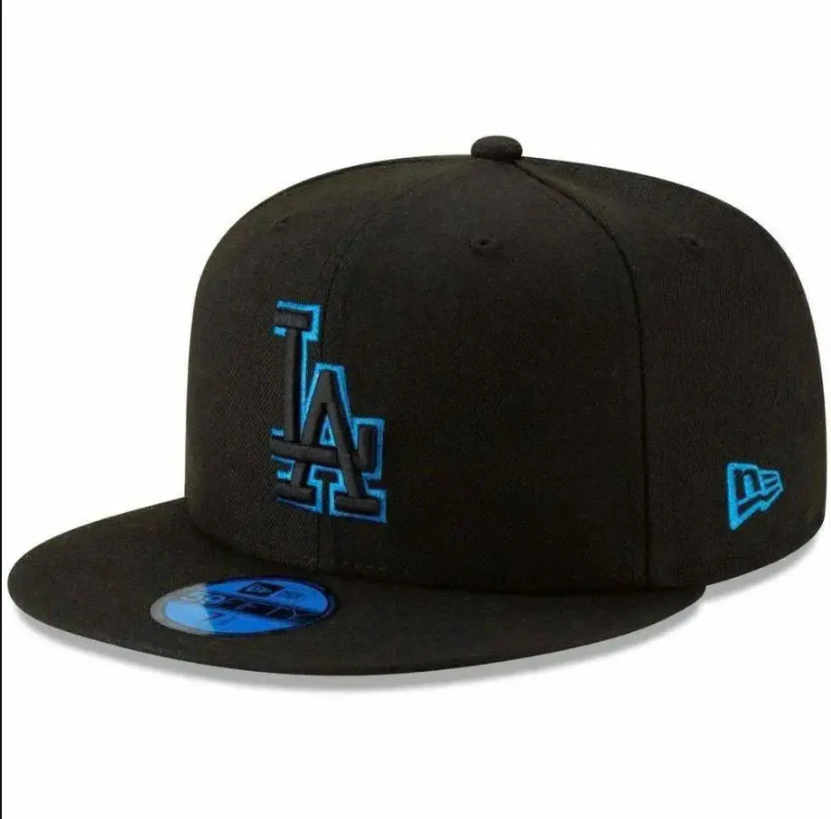 New Era MLB Baseball Hat – NY Yankees & LA Dodgers Snapback Fitted Cap, Flat Brim, High Crown, Premium Embroidered Streetwear