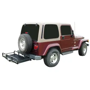 212 MAIN Hitch-N-Ride Auto-Truck Hitch Hauler - Black, Aluminum, Secure Load Cargo Carrier for Sports & Outdoor Use