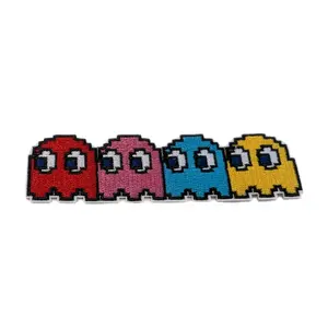 Pacman iron on patch