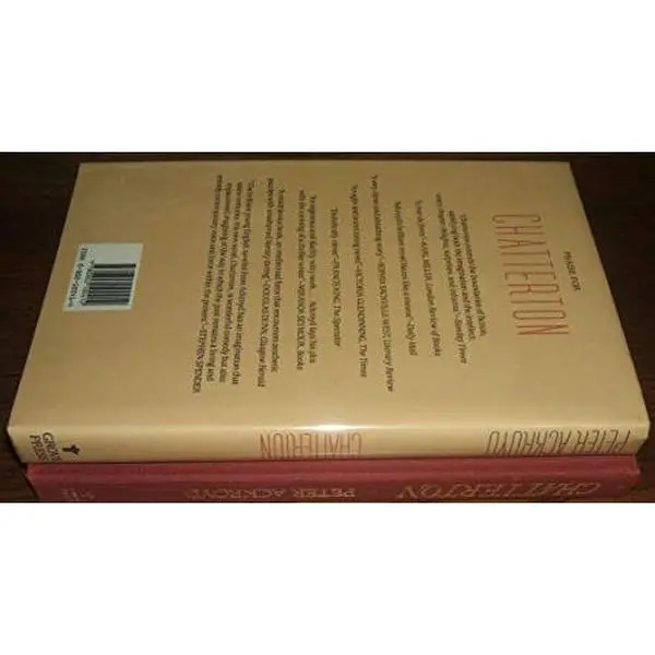 USED Book - Chatterton: A Novel by Peter Ackroyd (Hardcover) - english
