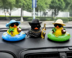 Summer rubber duck car decorations, cute little rubber ducks for cars.