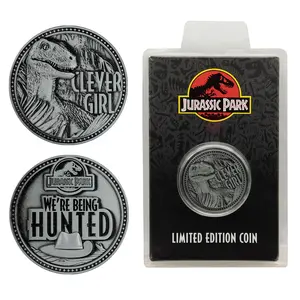 Jurassic Park T-Rex 25th Anniversary Limited Edition Embossed Collectible Coin