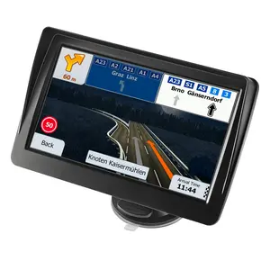 VEVOR GPS Navigator for Car, Summervibes, 7 inch Touch Screen 8GB GPS Navigation System with Lifetime Map Updates, Voice Turn-by-Turn Guidance, Speed and Red Light Warning, Custom Truck Routing, for Car Truck RV