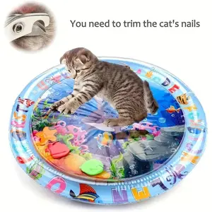 Sensory Water Mat Thickened Sensor Play Water Sensor Cat Mat Pet Supplies Cleaning Cooling Mat Summer Cat Pets Accessories