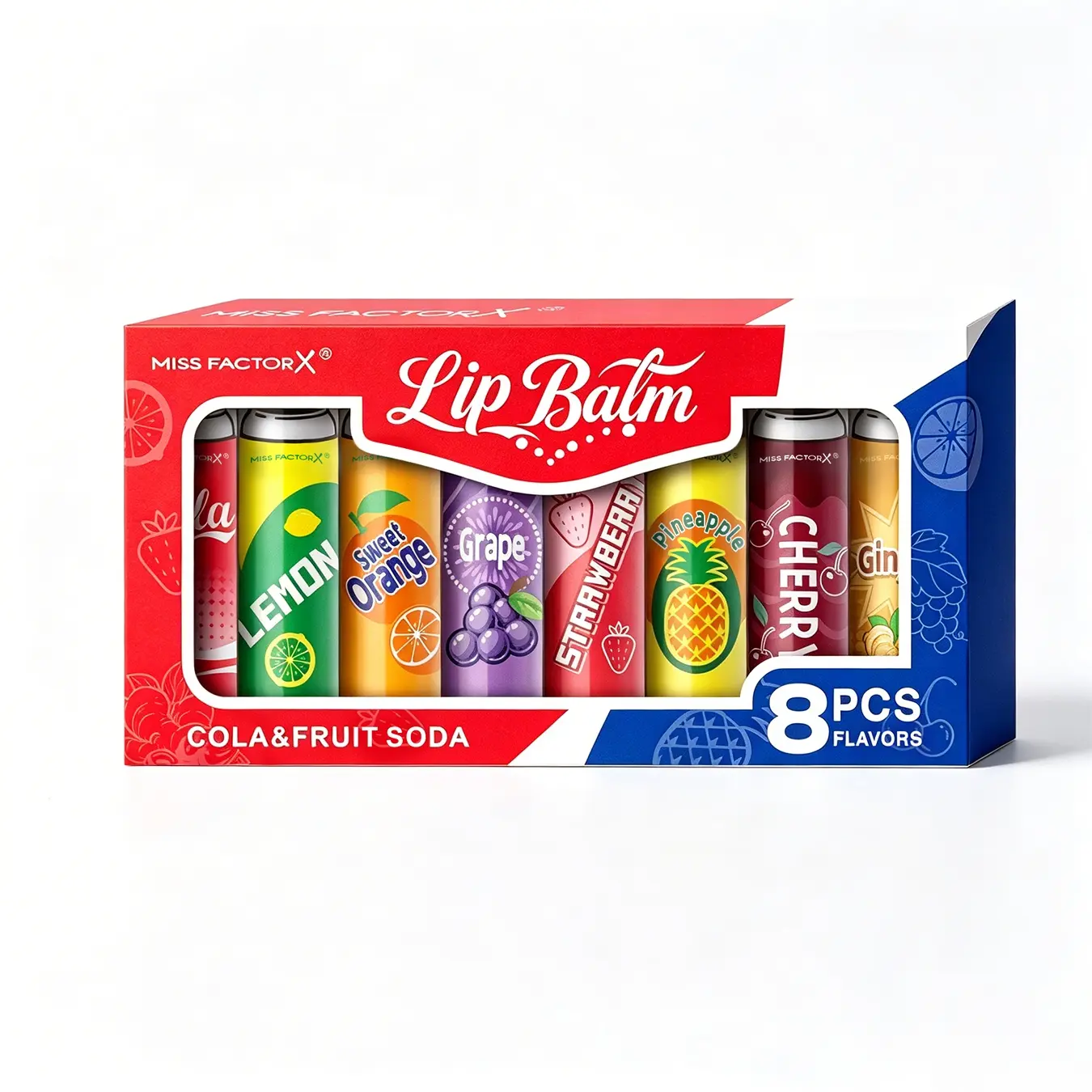 New 8pcs Lip Balm Set, Lip Care, Lip Moisturizer, Moisturizing and Smooth, Enhances Lip Color, Low Allergy, Perfect Holiday Gift, Ideal for Dry Lips