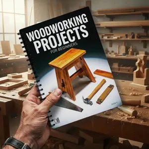 Woodworking Beginner Project: Step-By-Step DIY Guide, Easy-To-Follow Plans, Ideal for First-Time Woodworkers, Indoor/outdoor Furniture Making, Crafts