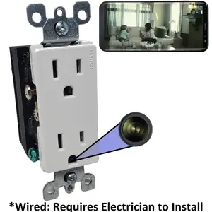 SpyWfi Working Plug Outlet Hidden Motion Detection Spy Camera 4K UHD WiFi