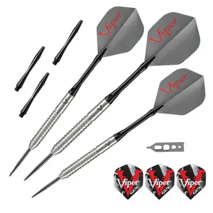 Viper V-Factor Darts 90% Tungsten Steel Tip Darts 22 Grams Viper V-Factor Darts 90% Tungsten Steel Tip Darts 22 Grams