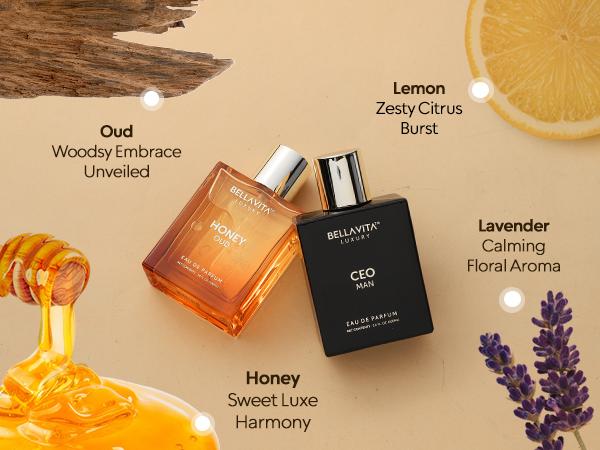 Bella Vita Luxury's Sharp & Sexy | 2x100ml Perfumes | CEO Man & Honey Oud | Perfume for Men & Women | Long Lasting Fragrance | Eau De Parfum