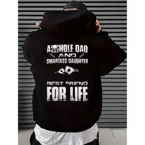 Funny Dad Daughter T-Shirt - Sweatshirt - Hoodie, Unisex Premium Cotton Tee, Regular Fit Streetwear, Graphic Shirt, Soft Breathable Fabric, Casual Daily Wear, Dad Smartass Daughter, Best Friend For Life, Gift for Dad from Daughter, Trending 2026