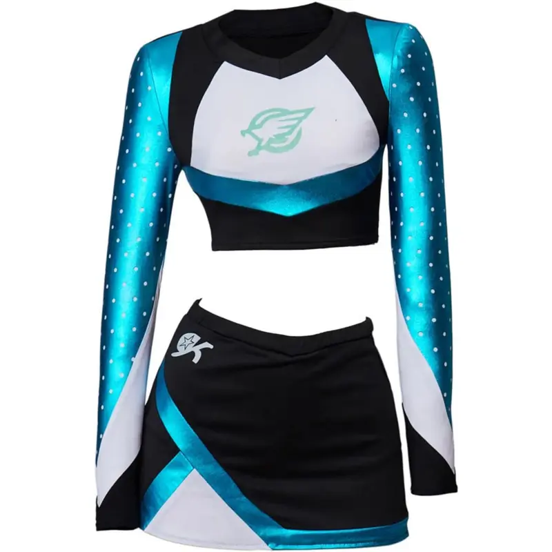 Cheerleader Costume for Women Cheerleading Outfit Maddy Perez Long Sleeve Cheerleader Fancy Dress Halloween