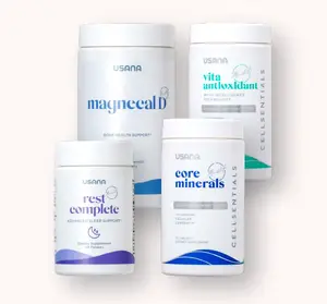 USANA Daily Renewal Pack with CellSentials, MagneCal D & Rest Complete – Daily Nutrition, Sleep & Wellness Support