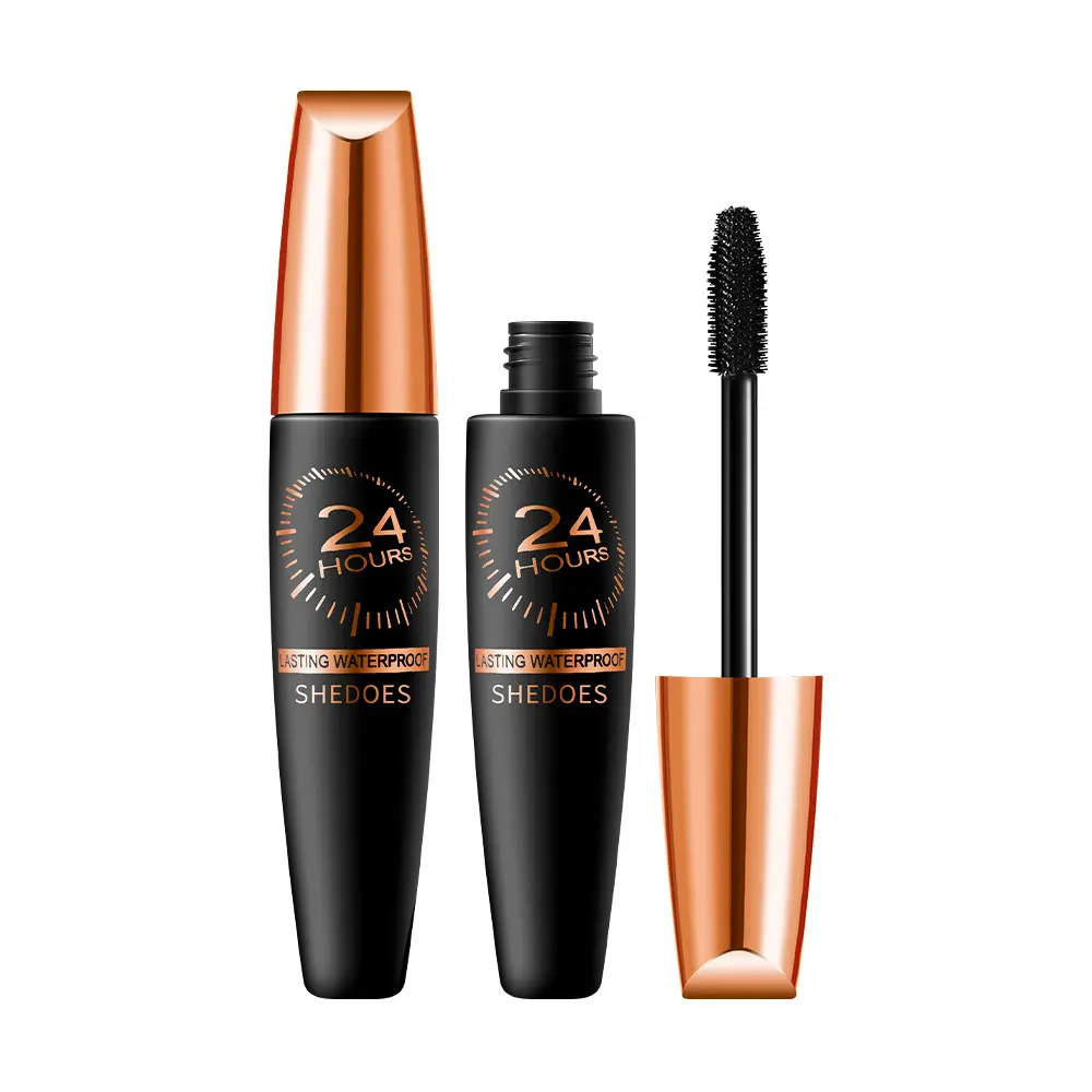 Smudge-Proof Waterproof Fiber Lash Mascara for Curled, Defined Lashes  Lightweight Wear for Office, School, Casual Makeup & Beginner-Friendly Use