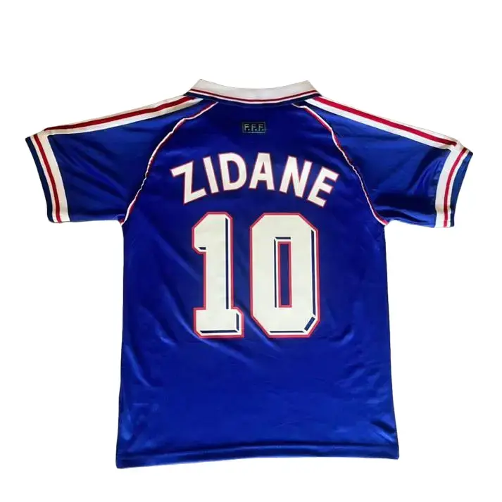 #10 Zinedine - Short Sleeve 1998 Retro Jersey