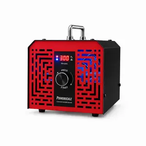 Powerscale OZB4 500,000mg/h Dual-Core Ozone Generator, Commercial Industrial Ozone Machine with Digital Timer for Odor Removal, Heavy Duty Air Purifier for Smoke and Pet Odors in Commercial Spaces