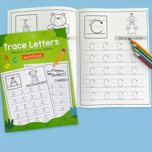 Letter Practice Workbook, Stroke Tracking & Handwriting Exercise, Colorful Paper Material, Durable Interactive Learning Book, Learning Materials, Visual Learning Tools