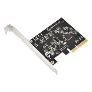 SilverStone Technology ECU07 20 Gbps SuperSpeed USB & Internal USB-C Key-A 3.2 Gen 2x2 PCIe Expansion Card