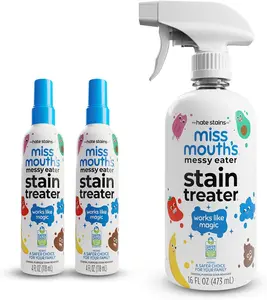 Miss Mouth's Messy Eater Stain Treater - 2 Pack Stain Remover Spray and 16oz Bottle