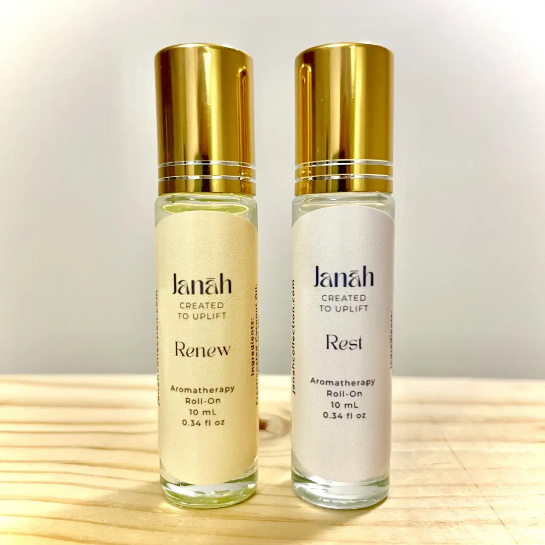 Rest and Renew Ritual Set - Aromatherapy Set with Lavender, Chamomile, Lemongrass, Orange, Peppermint - Therapeutic