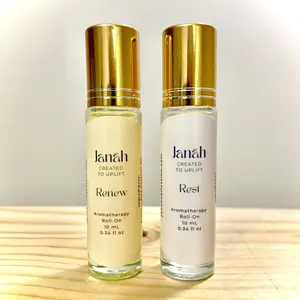 Rest and Renew Ritual Set - Aromatherapy Set with Lavender, Chamomile, Lemongrass, Orange, Peppermint - Therapeutic