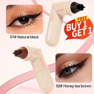 Rotating Eyeliner Stamp Pen – Dual-Head Design with Wing Stamp, Quick-Dry, Long-Lasting, Smudge-Proof for Easy Cat Eye, Sharp Winged Lines & All-Day Makeup Wear