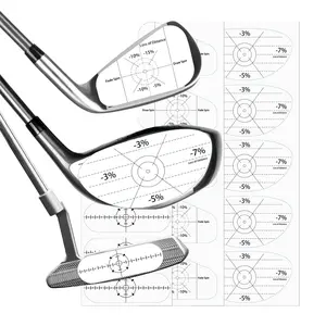 Golf Club Impact Tape Sticker, 75/150/375pcs Golf Club Impact Labels for Driver Woods Irons Putters, Training Aids for Swing Practice, Golf Accessories