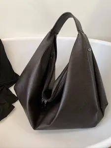 Women's Large Capacity Tote Bag, High-End Luxurious Crossbody Shoulder Bag, Casual Handbag for Fall & Winter, Versatile All Seasons