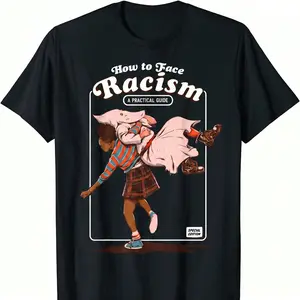 Anti-Racism “How to Face Racism” Graphic T-Shirt — Equality & Empowerment (Classic)