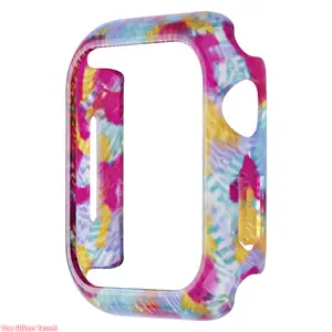 Resin Hollow Out Hard Watch Case Slim Light Anti Scratch Protective Cover For Apple Watch Series 5 6 7 8 9 10 Daily Fashion Use (No watch)