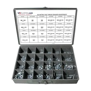 1250 Piece Metric Class 8.8 Fine Thread Assortment
