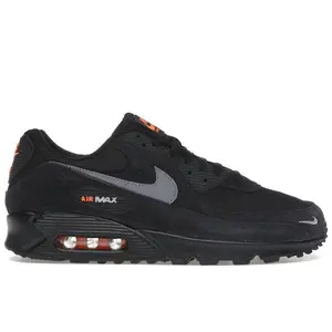 Nike Air Max 90 Black Metallic Cool Grey Orange (men) by StockX