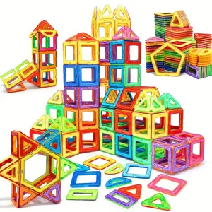 Large Building Toy Set, Educational Magnetic Toys for Kids over 3 Years, Stem Learning, Stem Magnetic Blocks, Creative Building Blocks, Colorful Magnet Pieces, Hand-Eye Coordination, Magnetic Construction Set